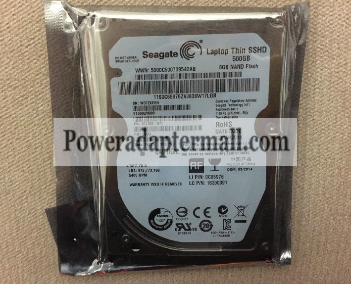 2.5"SATAIII Seagate 500GB 64MB ST500LM000 Hard Drive for laptop