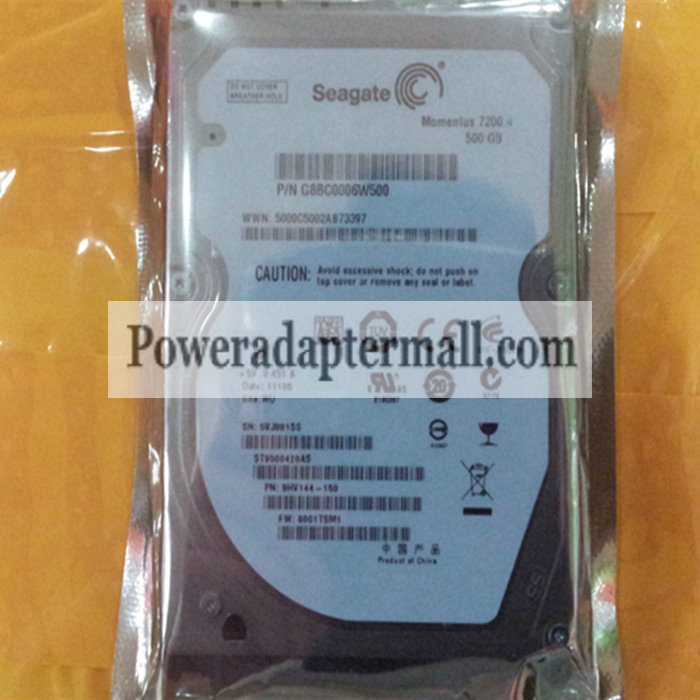 2.5"Seagate 500GB (ST9500420AS) Hard Drive SATA 7200 RPM 16M