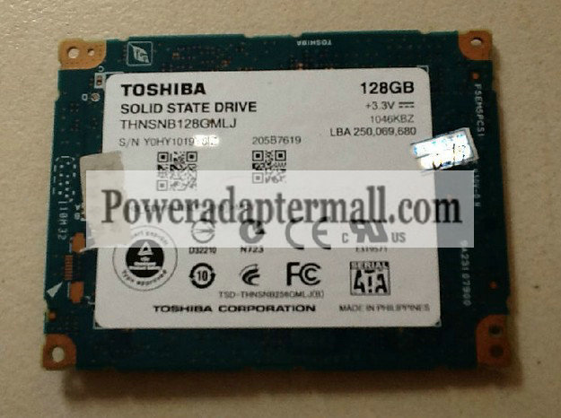 New Toshiba THNS128GG4BMAA SSD 128G SATA LIF for Sony VPCP116KG