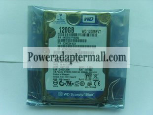 WD 2.5"120GB WD1200BEVT 5400RPM Hard Drive For Laptop