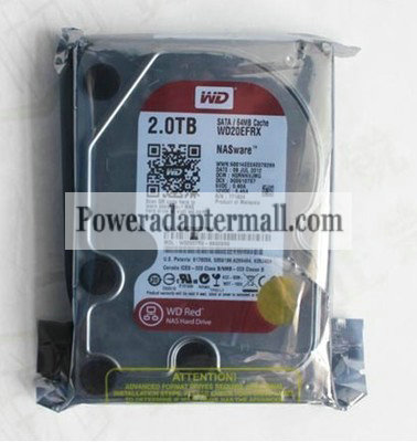 Western Digital WD20EFRX 2TB SATA3 IntelliPower 64MB Hard Drive - Click Image to Close