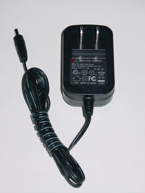 3YE GQ07-050120-AU AC Adapter 5V 1.2A GQ07050120AU - Click Image to Close